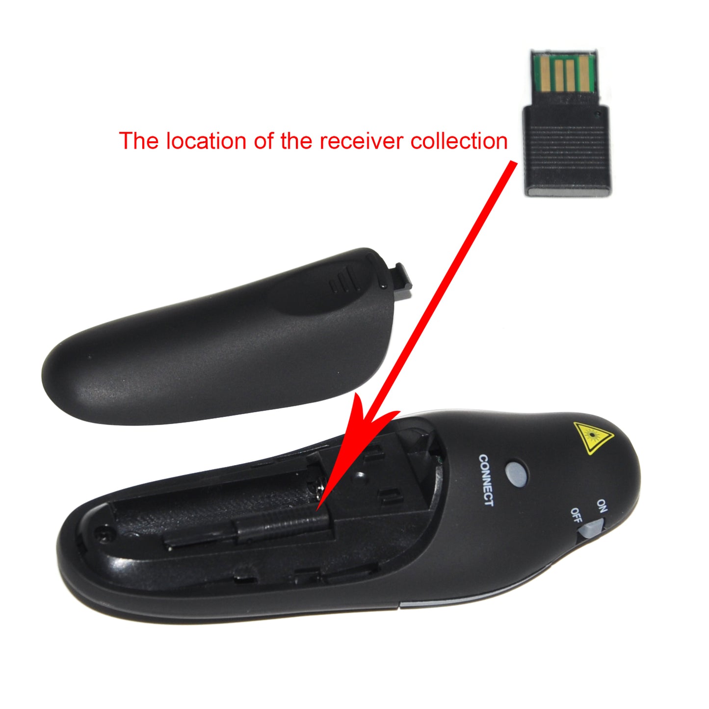 Bavne USB Type Wireless Presenter Remote PowerPoint Clicker Wireless Presentations Remote Pointer For Mac Laptop