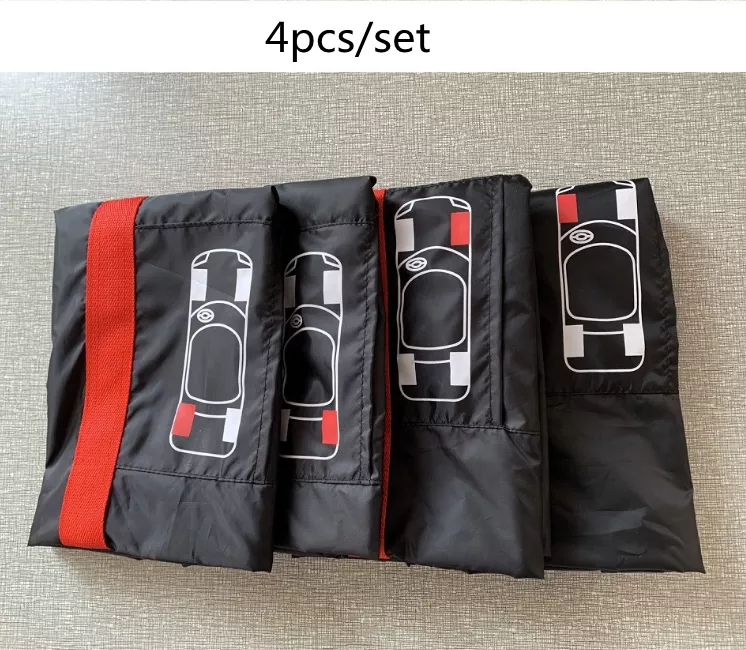 Bavne 4 Pcs Universal Spare Tire Covers For Car