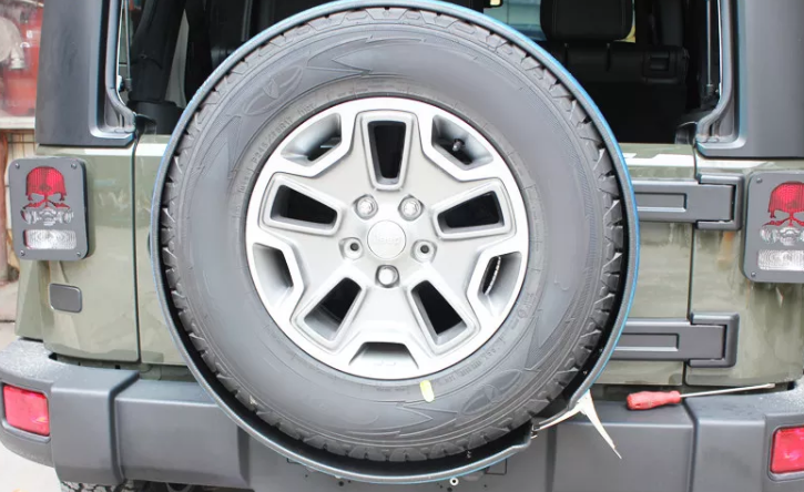 Bavne Spare Tire Cover Compatible To Jeep Wrangler JK 2007-2015